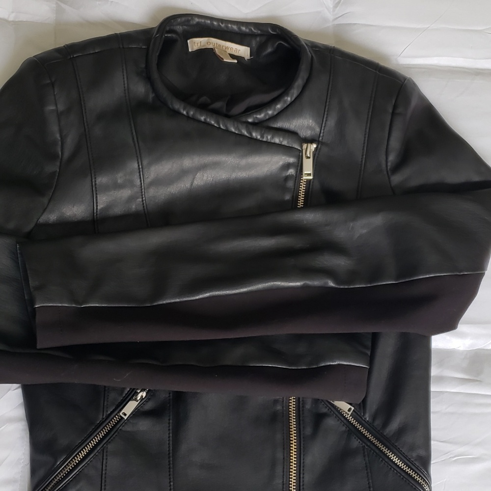 VEGAN Leather Jacket XS